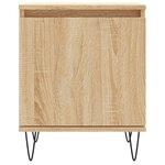 vidaXL Tables de chevet 2Pièces chêne sonoma 40x30x50cm bois d'ingénierie