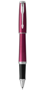 Parker URBAN stylo roller, magenta éclatant, pointe fine, attributs chromés, recharge noire