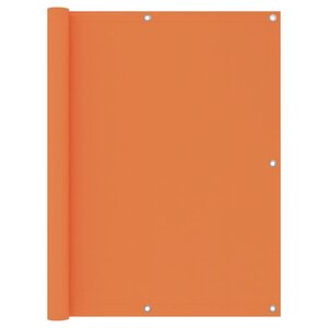vidaXL Écran de balcon Orange 120x600 cm Tissu Oxford