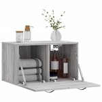 vidaXL Armoire murale Sonoma gris 60x36 5x35 cm Bois d'ingénierie