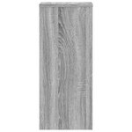vidaXL Supports pour plantes 2 Pièces sonoma gris bois d'ingénierie