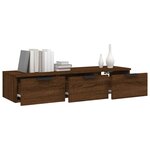 vidaXL Armoire murale Chêne marron 102x30x20 cm Bois d'ingénierie
