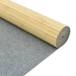 vidaXL Cloison de séparation naturel clair 165x800 cm bambou