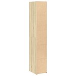 vidaXL Buffet haut chêne sonoma 30x41x185 cm bois d'ingénierie