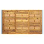 vidaXL Ensemble de salle à manger de jardin de 5 pièces en bois massif d'acacia et métal