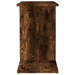 vidaXL Table d'appoint Chêne fumé 50x30x50 cm Bois d'ingénierie