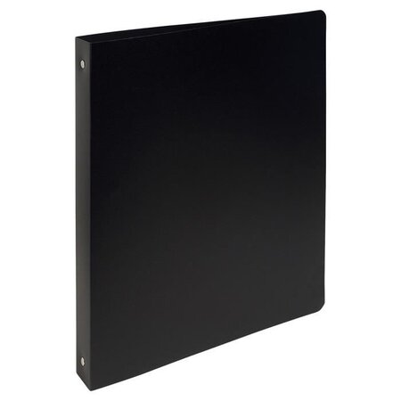 EXACOMPTA Classeur extra large avec étiquette - 242 x 297 mm - 4 anneaux - Ø 30 mm - Ecart 80 polypropylene opaque 7/10 eme - Noir