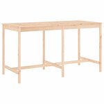 vidaXL Ensemble de bar de jardin 9 Pièces Bois de pin massif