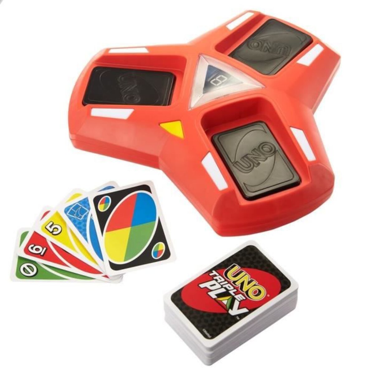 Mattel - Uno extreme Jeu de société et de cartes avec distributeur  aléatoire, sonore et lumineux - Jeux de cartes - Rue du Commerce
