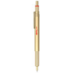 Stylo Bille rOtring 600 Or - Pointe Moyenne - Encre Noire - Livré en écrin
