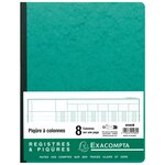 Registre piqûre 8 colonnes exacompta 4080