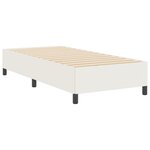 vidaXL Cadre de lit Crème 80x200 cm Tissu côtelé