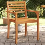 vidaXL Chaises de jardin lot de 2 59x55x85 cm bois massif d'acacia