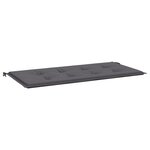 vidaXL Coussin de banc de jardin anthracite 100x50x4 cm tissu oxford