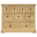 vidaXL Commode Corona 103x46x83 cm bois massif de pin