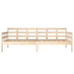 vidaXL Lit de jour Bois massif de pin 90x200 cm