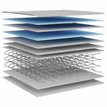vidaXL Matelas à ressorts bonnell moyen 180x200 cm