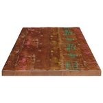 vidaXL Dessus de table 100x60x2 5cm rectangulaire bois massif récupéré