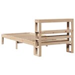 vidaXL Cadre de lit avec tête de lit sans matelas 90x190 cm