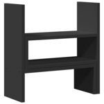 Organisateur armoire de bureau réglable bois d'ingénierie noir 02_0043581
