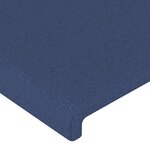 vidaXL Têtes de lit 4 Pièces Bleu 90x5x78/88 cm Tissu