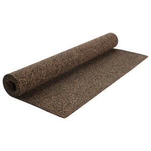 vidaXL Rouleau de liège en caoutchouc 100x200 cm 5 mm
