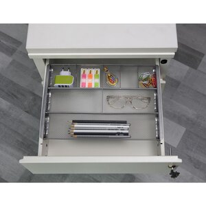 organisateur de tiroir MESHORG en métal gris