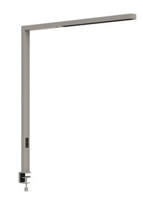 Lampadaire LED MAULsirius col. vario capteur, réglable, pince argenté MAUL