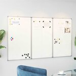 vidaXL Tableau blanc magnétique pliable 120x80x1 7 cm aluminium