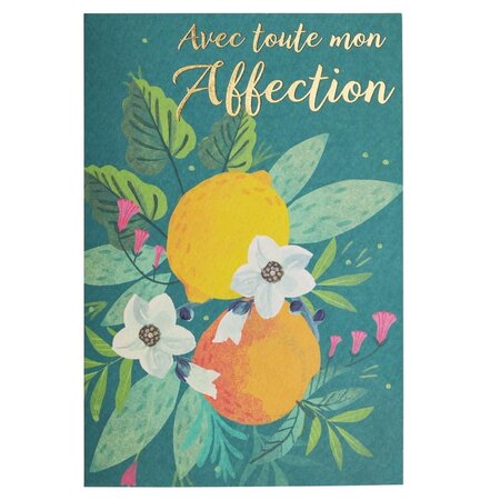 Carte avec toute mon affection - draeger paris