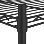 vidaXL Étagère de rangement 3 niveaux 60x35x76 cm noir 150 kg