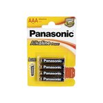 Blister de 4 Piles Alkaline Power LR03/AAA (Micro) 1,5 V PANASONIC