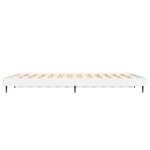 vidaXL Cadre de lit Blanc 120x190 cm bois d'ingénierie