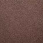 vidaXL Canapé à 2 places Tissu Marron