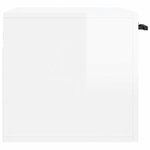 vidaXL Armoire murale Blanc brillant 60x36 5x35 cm Bois d'ingénierie
