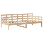 vidaXL Lit de jour avec toit 90x190 cm bois de pin massif