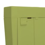 vidaXL Réservoir de toilette avec entrée d'eau inférieure 3/6 L Olive