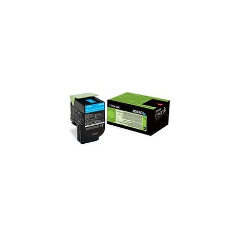 Lexmark 802x toner cyan 80c2xc0