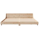 vidaXL Cadre de lit sans matelas 200x200 cm bois massif de pin
