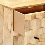 vidaXL Table de chevet 40x30x50 cm Bois de manguier massif