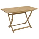 vidaXL Ensemble à manger de jardin 5 Pièces Bois d'acacia solide