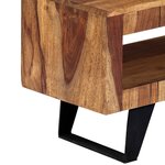 vidaXL Meuble TV 140x30x40 cm Bois massif