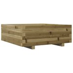 vidaXL Jardinière 70x70x26 5 cm bois de pin imprégné