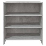 vidaXL Buffet Gris béton 70x40 5x75 cm Bois d'ingénierie