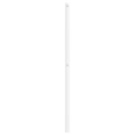 vidaXL Tête de lit métal blanc 100 cm