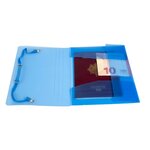 Chemise À Élastique 3 Rabats Polypropylène Chromaline - Format Pocket 12x16cm - Couleurs Assorties - X 25 - Exacompta