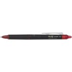 Stylo roller effaçable frixion point clicker pointe fine rouge pilot