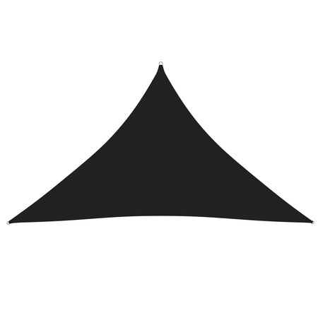 vidaXL Voile de parasol tissu oxford triangulaire 4x4x5 8 m noir