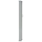 vidaXL Auvent latéral rétractable de patio 60x300 cm Gris