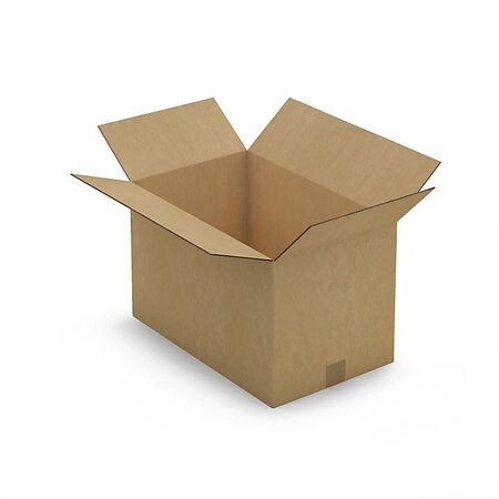 Caisse carton brune double cannelure raja 50x31x31 cm (lot de 15)